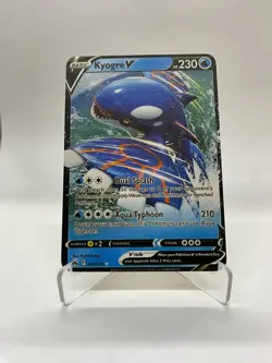 Kyogre V Gold Metal Pokemon Card-Collectible Gift Display！Christmas - Image 1
