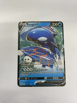 Kyogre V Gold Metal Pokemon Card-Collectible Gift Display！Christmas - Image 2