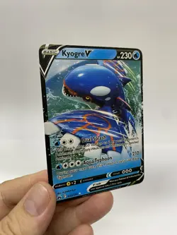 Kyogre V Gold Metal Pokemon Card-Collectible Gift Display！Christmas - Image 5