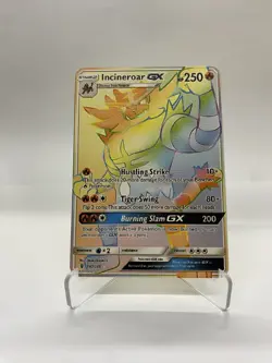 Incineroar GX Gold Metal Pokemon Card-Collectible Gift Display！Christmas - Image 2