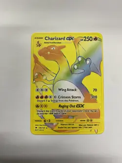 Charizard GX Gold Metal Pokemon Card-Collectible Gift Display！Christmas - Image 5