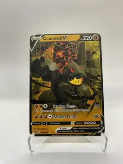 Coalossal V Gold Metal Pokemon Card-Collectible Gift Display！Christmas - Image 2