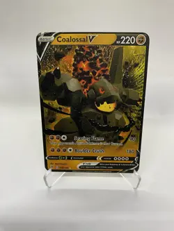 Coalossal V Gold Metal Pokemon Card-Collectible Gift Display！Christmas - Image 3