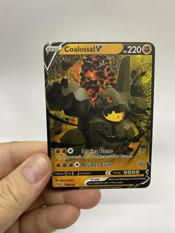 Coalossal V Gold Metal Pokemon Card-Collectible Gift Display！Christmas - Image 4