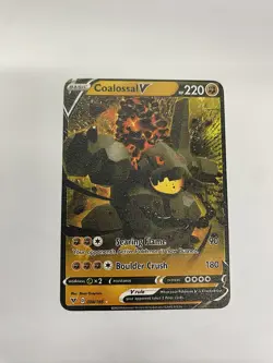 Coalossal V Gold Metal Pokemon Card-Collectible Gift Display！Christmas - Image 5