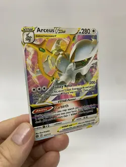 Arceus Vstar Gold Metal Pokemon Card-Collectible Gift Display！Christmas - Image 5