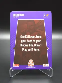 Over Under 2025 Bo Jackson Battle Arena Alpha Update Play Card #PL-96 - Image 1