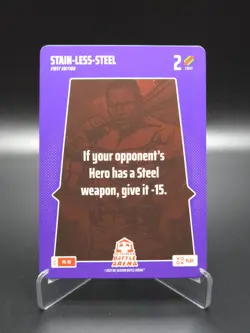 Stain-Less-Steel 2025 Bo Jackson Battle Arena Alpha Update Play Card #PL-91 - Image 1