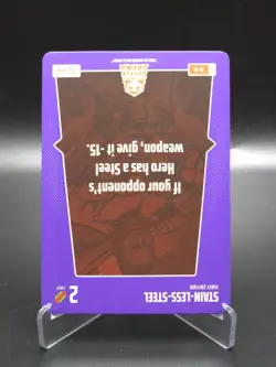 Stain-Less-Steel 2025 Bo Jackson Battle Arena Alpha Update Play Card #PL-91 - Image 3