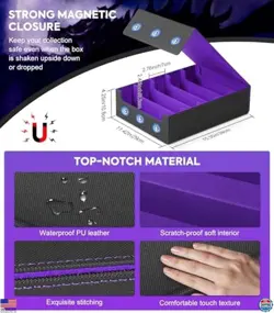 MoKo 3800+ Card Storage Box - MTG Deck Organizer with 24 Dividers & 5 Supporters - Image 5