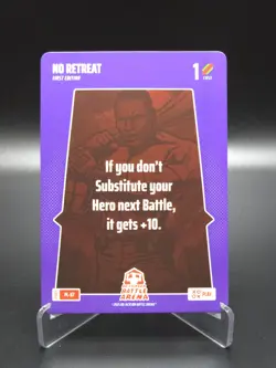 No Retreat 2025 Bo Jackson Battle Arena Alpha Update Play Card #PL-87 - Image 1
