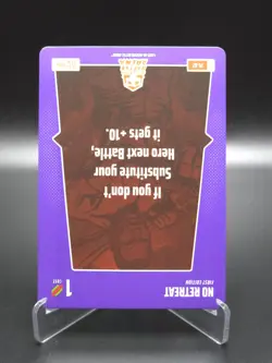 No Retreat 2025 Bo Jackson Battle Arena Alpha Update Play Card #PL-87 - Image 3