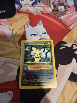 Pokemon Pichu Card 35 Reverse Holo Black Star Promo WOTC TCG CCG - Image 3