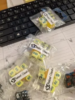 OFFICIAL! Rebel Clash Pokemon TCG Card Game Playing Dice! *Free Shipping* - Image 1