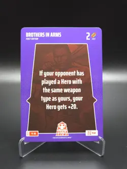 Brothers In Arms 2025 Bo Jackson Battle Arena Alpha Update Play Card #PL-86 - Image 1