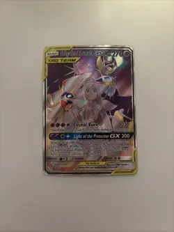 Pokemon TCG Solgaleo & Lunala GX Full Art Holo Card 216/236 Sm-Cosmic Eclipse - Image 1