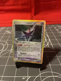 2005 Pokemon Espeon Ex Delta Species 4/113 Holo Card MP - Image 1