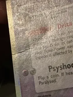 2005 Pokemon Espeon Ex Delta Species 4/113 Holo Card MP - Image 2