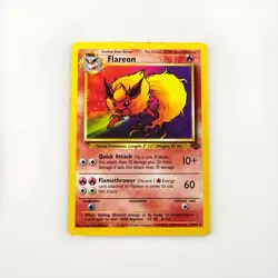 Pokemon TCG Flareon 1st Edition Jungle Card 19/64 Regular Non-Holo Rare - Image 1