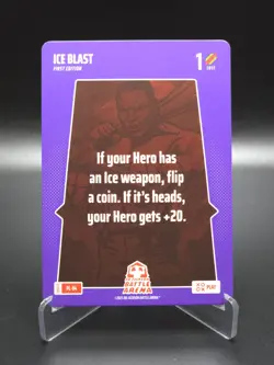 Ice Blast 2025 Bo Jackson Battle Arena Alpha Update Play Card #PL-84 - Image 1