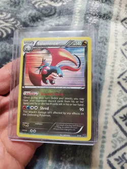 LP/NM HOLO Pokemon Card: Salamence HOLO 8/20 Dragon Vault - Image 2