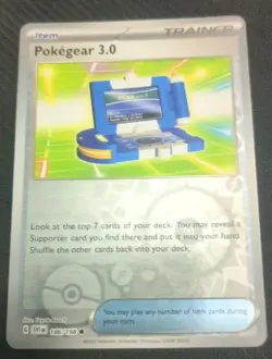 Pokegear 3.0 - 186/198 Scarlet & Violet (SVI) - Pokemon Card Reverse Holo NM - Image 1