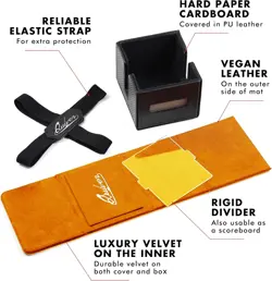 Orange Citadel Deck Block for Magic: the Gathering Cards - 100+ TCG Card Deckbox - Image 3