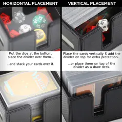 Orange Citadel Deck Block for Magic: the Gathering Cards - 100+ TCG Card Deckbox - Image 4