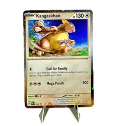 2025 Pokemon Destined Rivals Kangaskhan 202 SVP Black Star Promo Blister Card - Image 1