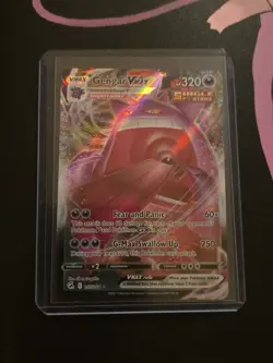 Pokemon Gengar VMAX TCG SWSH Fusion Strike Holo Ultra Rare Full Art Card 157/264 - Image 3