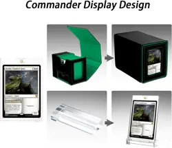 MTG Deck Box for Commander Display with Dice Tower, Fits 100 Double Sleeved Card - Image 3