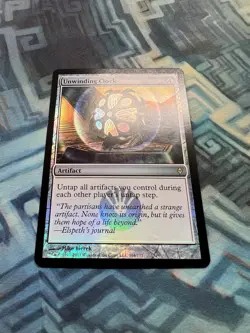 MTG Foil Unwinding Clock EX/LP+ New Phyrexia - Image 2
