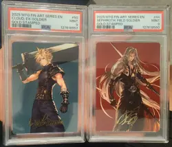 Final Fantasy MTG Gold Stamp Signature Cloud Ex Soldier Sephiroth Fabled Soldier - Image 1