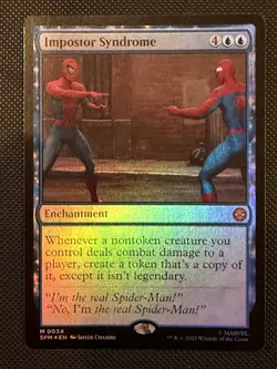 Impostor Syndrome Marvel's Spider-Man Foil MTG Rare 0034 NM - Image 1