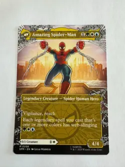 Peter Parker (0208) (Borderless) NM - Marvel's Spider-Man - MTG - Image 2