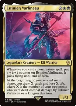 Estinien Varlineau FINAL FANTASY Commander MTG LEGENDARY ELF WARRIOR RARE - Image 1