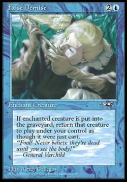False Demise (1) - Light Play MTG Alliances - Image 1