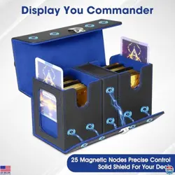 Ultimate Commander Deck Box for MTG - 3-in-1 Storage for 200+ Cards & Dice Tray - Image 3