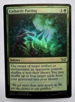 x1 Cathartic Parting DSK Duskmourn MTG 171 FOIL UNCOMMON - Image 1
