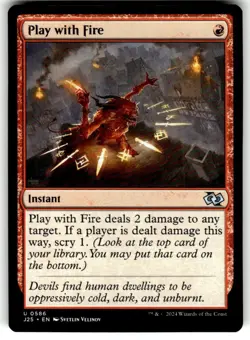 Play with Fire Foundations Jumpstart Regular MTG - Image 1