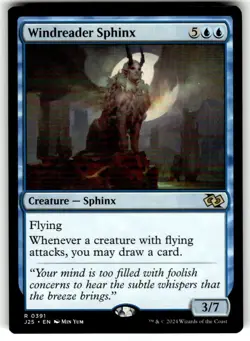 Windreader Sphinx Foundations Jumpstart Regular MTG - Image 1