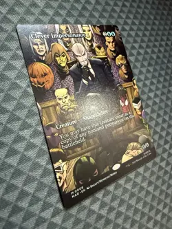 MTG Clever Impersonator #0008 Borderless Mythic Marvel Eternal-Legal (MAR) - Image 2