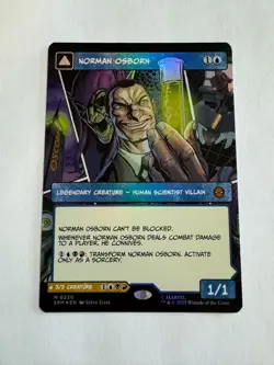 Norman Osborn (Borderless) NM Foil - Marvel's Spider-Man - MTG - Image 1