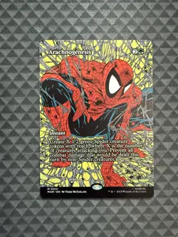 MTG Arachnogenesis #0031 Borderless Mythic Marvel Eternal-Legal (MAR) - Image 1