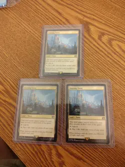 Starting Town Final Fantasy Magic the Gathering 0289 Three CARDS 3x MTG - Image 1