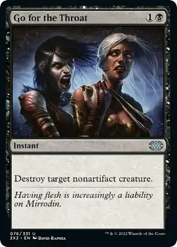 Go for the Throat - Near Mint MTG Double Masters 2022 - Image 1