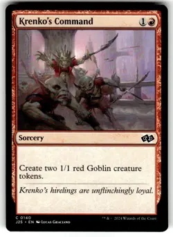 Krenko's Command Foundations Jumpstart MTG NM Near Mint - Image 1