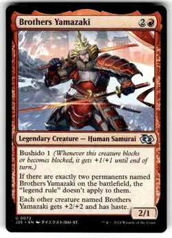 Brothers Yamazaki (0072) (Anime) Foundations Jumpstart Regular MTG - Image 1