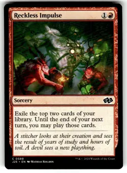 Reckless Impulse Foundations Jumpstart MTG NM - Image 1