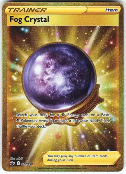 Fog Crystal (Secret) 227/198 Pokemon SWSH06: Chilling Reign Holo Secret Rare NM - Image 1